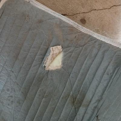 4 moving pads - need a good cleaning - also great for pet blankets