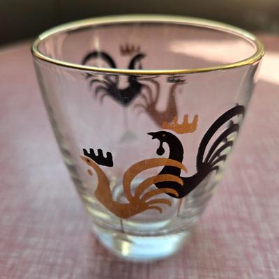 MCM Vintage Rooster Glasses