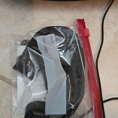 Nice W-KING Bluetooth Speaker with accessories and charging cord.