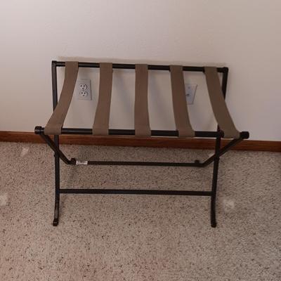 FOLDING LUGGAGE RACK, THROW BLANKET, AND COMPACT IRONING BOARDS