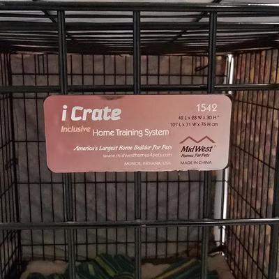 Midwest homes for pets Large sized i crate / dog kennel with floral cover 42" x 28" x 30"
