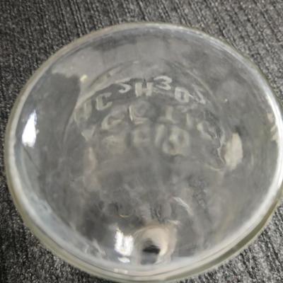 Antique ACID ACETIC HC2 H3 O2 Apothecary Bottle with Glass Stopper