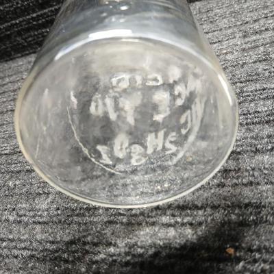 Antique ACID ACETIC HC2 H3 O2 Apothecary Bottle with Glass Stopper
