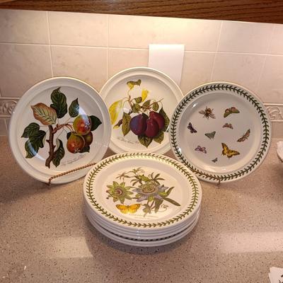 9 PORTMEIRION BOTANIC GARDEN DINNER PLATES