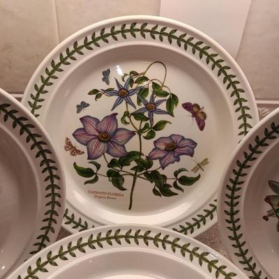 9 PORTMEIRION BOTANIC GARDEN DINNER PLATES