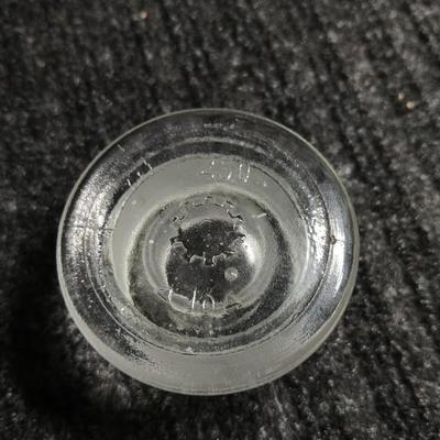 Two vintage Apothecary / scientific chemistry jars with Glass Stoppers