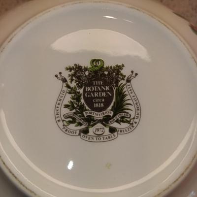 PORTMEIRION BOTANIC GARDEN SERVING BOWL AND PLATTER