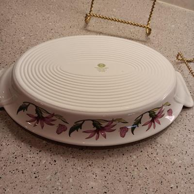 PORTMEIRION BOTANIC GARDEN CASSEROLE DISH AND SERVING TRAY