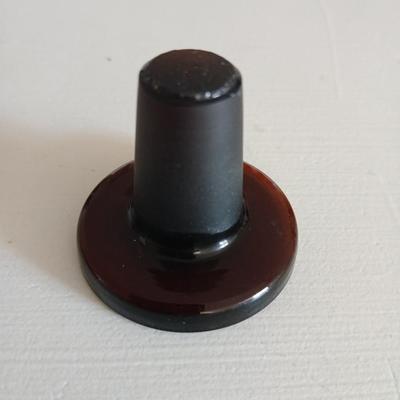 Amber Glass Narrow Mouth Serum Reagent Bottle w/ Stopper
