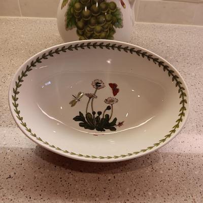 PORTMEIRION BOTANIC GARDEN PITCHER AND SERVING BOWL