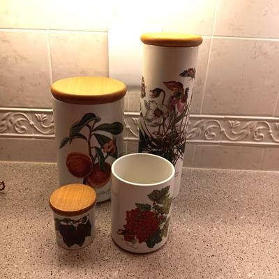PORTMEIRION BOTANIC GARDEN CANISTERS