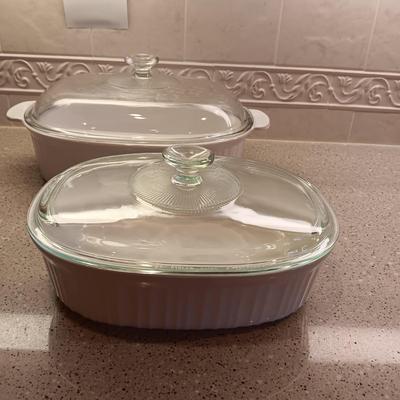 2 CORNINGWARE CASSEROLE DISHES