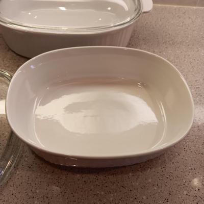 2 CORNINGWARE CASSEROLE DISHES