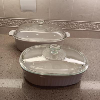 2 CORNINGWARE CASSEROLE DISHES