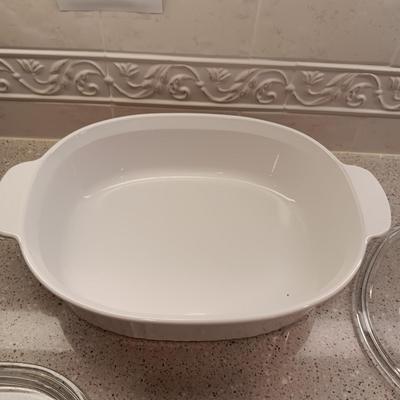 2 CORNINGWARE CASSEROLE DISHES