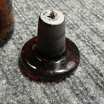 Amber Glass Narrow Mouth Serum Reagent Bottle w/ Stopper