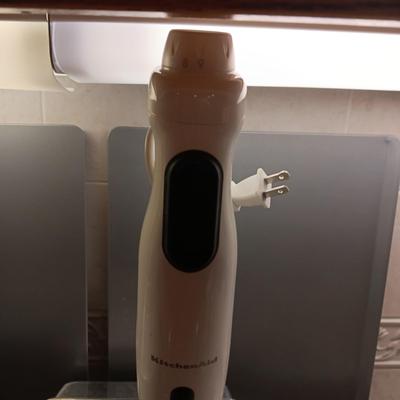 BAKEWARE AND A KITCHENAID HAND MIXER