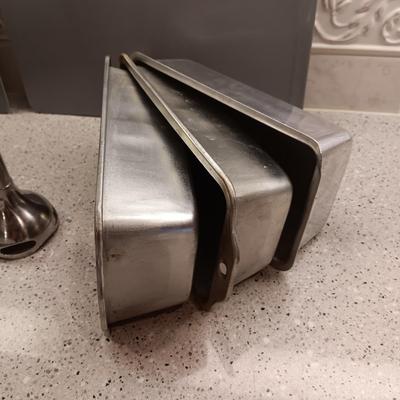 BAKEWARE AND A KITCHENAID HAND MIXER