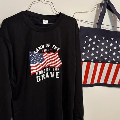 Large Shirt and tote bag