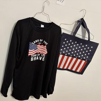 Large Shirt and tote bag