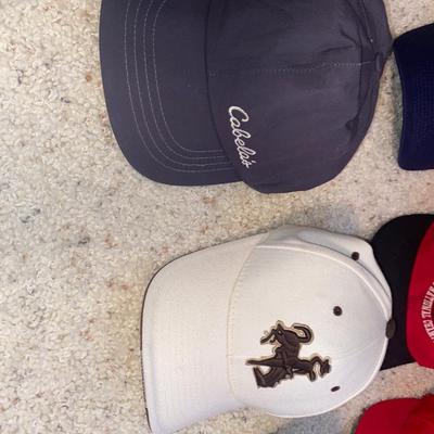 A GOOD ASSORTMENT OF HATS FOR SOME LUCKY HEAD