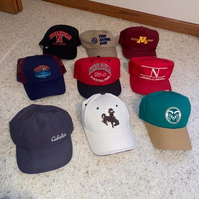 A GOOD ASSORTMENT OF HATS FOR SOME LUCKY HEAD
