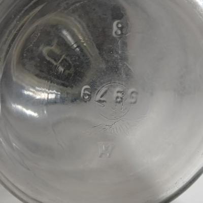 Antique "8" Marked E-Z Seal Jar with Glass Lid