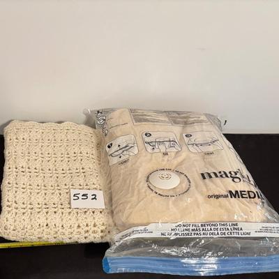 Small Afghan and Blanket