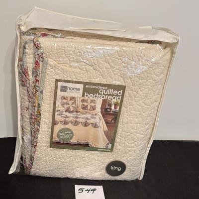 King Quilted Bed spread
