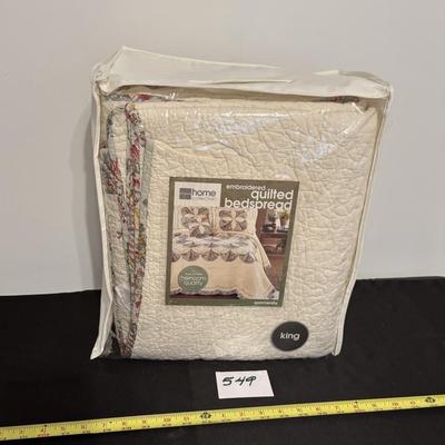 King Quilted Bed spread