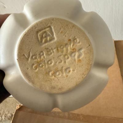 Vintage 40s VAN BRIGGLE Lotus Bowl