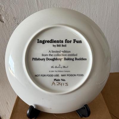Pillsbury Doughboy Collector’s plate Lot