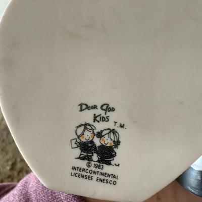 DEAR GOD KIDS FIGURE "IT'S ONLY ME" 1982 GIRL BEHIND A DOOR