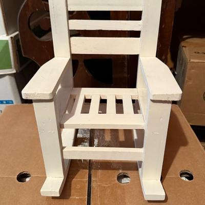 berkeley designs red rocking chair vintage