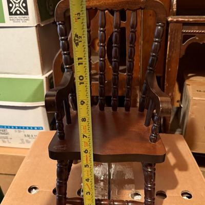 berkeley designs red rocking chair vintage