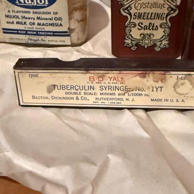Lot of vintage medical bottles, and some Halloween bottles