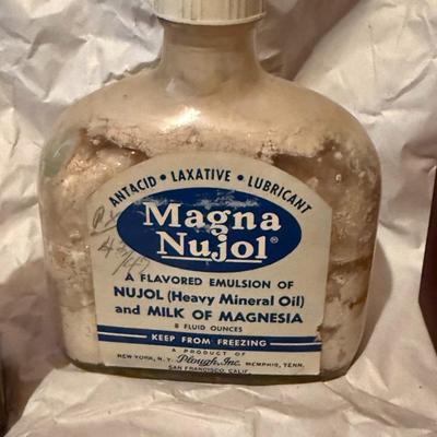 Lot of vintage medical bottles, and some Halloween bottles