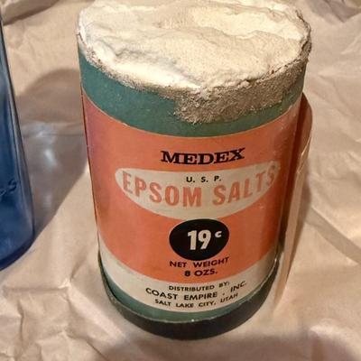 Vintage Medicine Milk Of Magnesium Glass Bottle, Great Condition