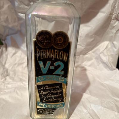 Vintage Medicine Milk Of Magnesium Glass Bottle, Great Condition