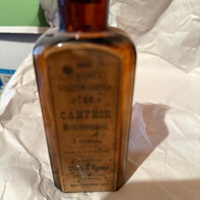 Vintage Medicine Milk Of Magnesium Glass Bottle, Great Condition