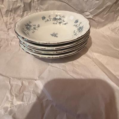 Johann Haviland Bavaria Germany Blue Garland China  Lot