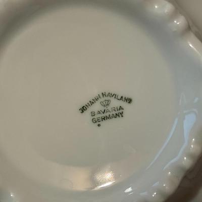 Johann Haviland Bavaria Germany Blue Garland China  Lot