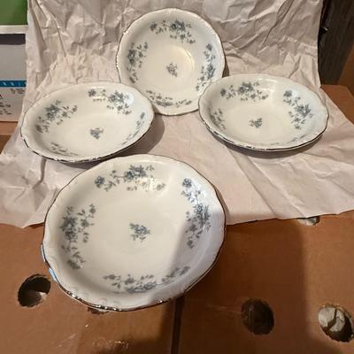 Johann Haviland Bavaria Germany Blue Garland China  Lot