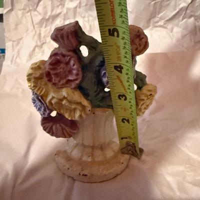 Vintage Cast Iron Sunflower Door Stop