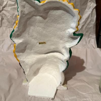 Vintage Cast Iron Sunflower Door Stop