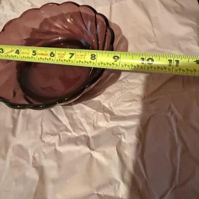 Vintage Sun-colored Amethyste dish