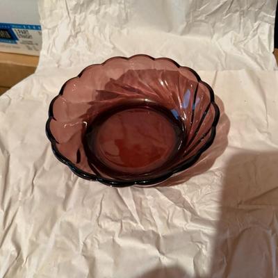 Vintage Sun-colored Amethyste dish