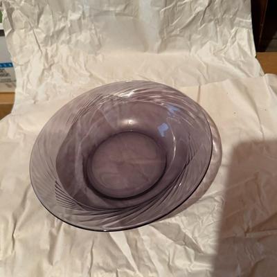 Vintage Sun-colored Amethyste dish