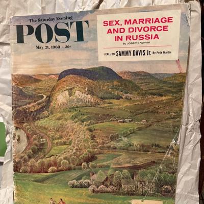 Saturday Evening Post May 21, 1960 Sammy Davis Jr Sex, Marriage, Divorce Russia
