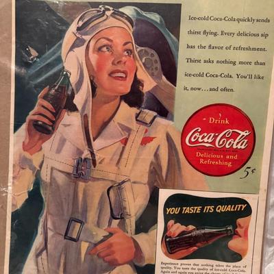 Coke Ad -Fly Girl 1941